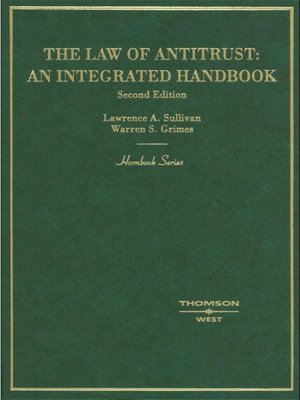 cover image of The Law of Antitrust
